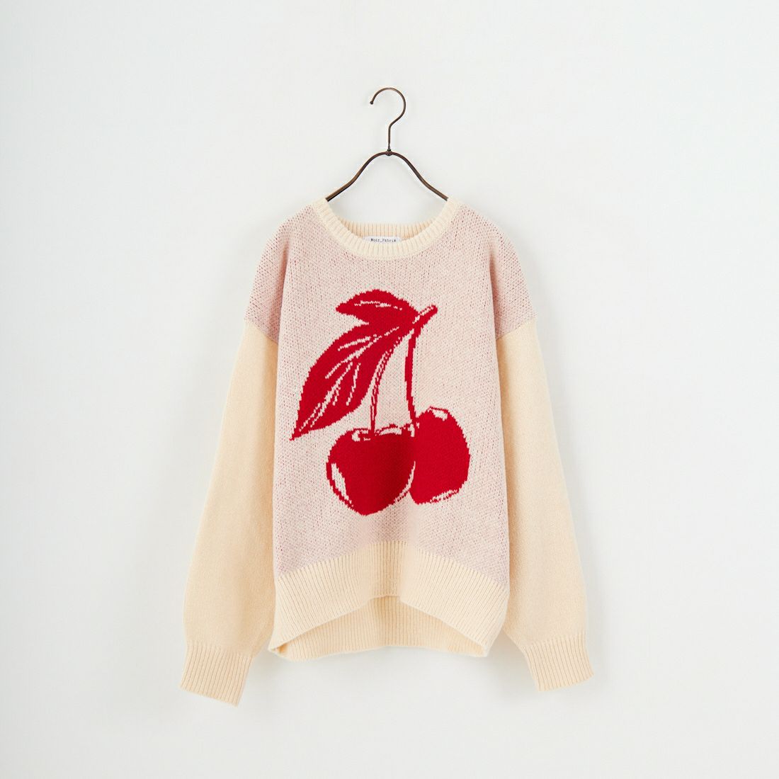 Noir Fabrik [ヌワールファブリック] アソートジャガードニットプルオーバー [NF25131043] 22 BEIGE