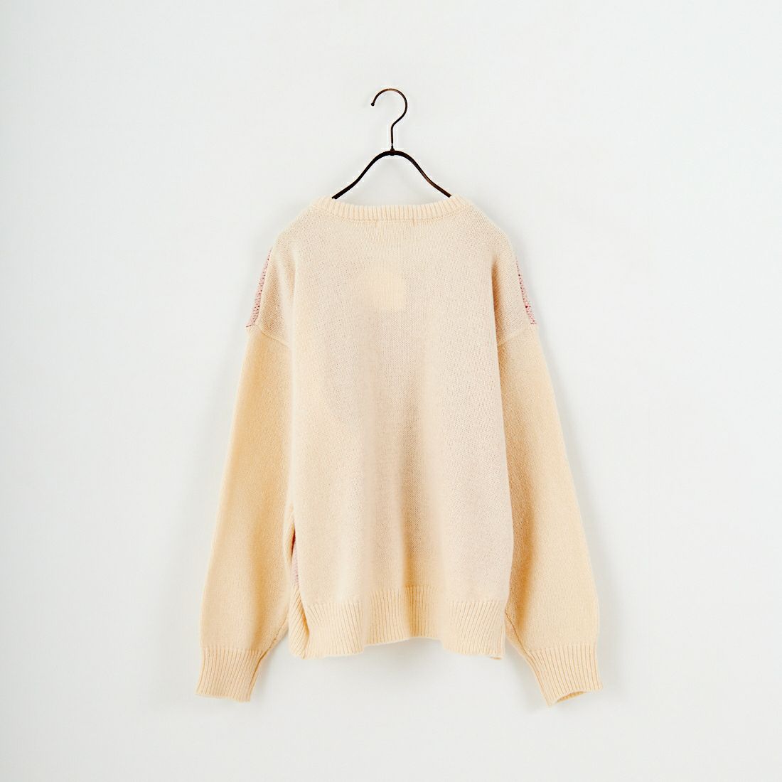 Noir Fabrik [ヌワールファブリック] アソートジャガードニットプルオーバー [NF25131043] 22 BEIGE