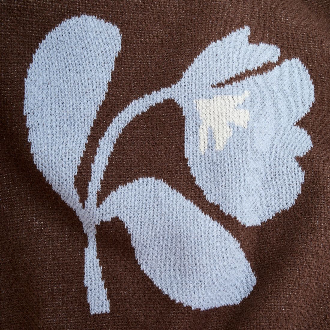 Noir Fabrik [ヌワールファブリック] アソートジャガードニットプルオーバー [NF25131043] 28 BROWN