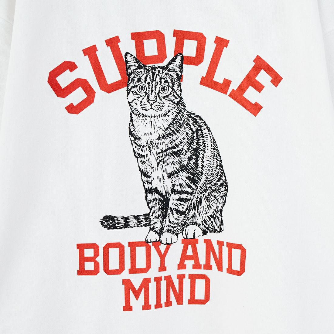 SCREEN STARS [スクリーンスターズ] 別注 アニマルプリント オーバーサイズスウェット [2523-IN2-JF] WHITE