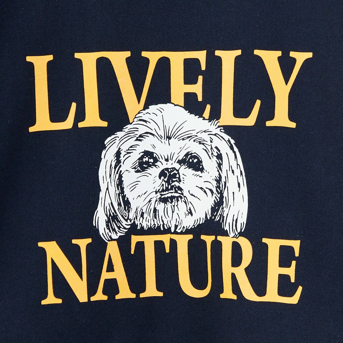 SCREEN STARS [スクリーンスターズ] 別注 アニマルプリント オーバーサイズスウェット [2523-IN2-JF] NAVY