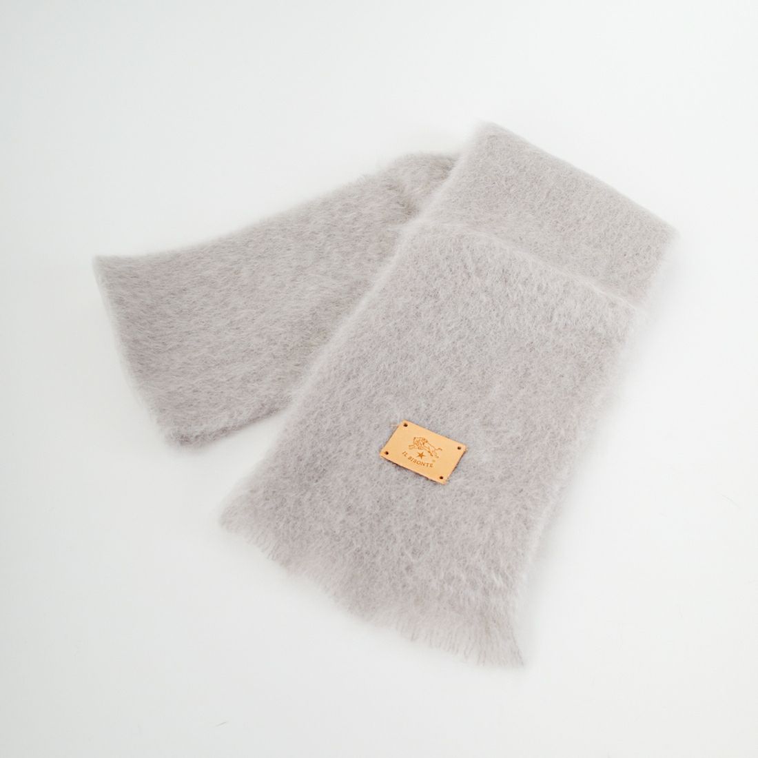 IL BISONTE [イルビゾンテ] ウールマフラー [54252309581] 92 ﾗｲﾄｸﾞﾚｰ