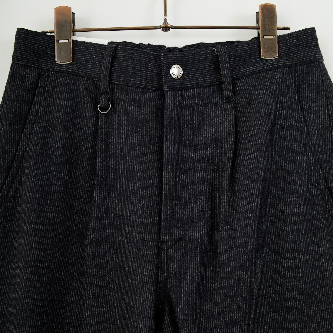 Jeans Factory Clothes [ジーンズファクトリークローズ] ウールジャージー1Pイージーパンツ [JFC-254-039] 61S BLKｽﾄﾗ