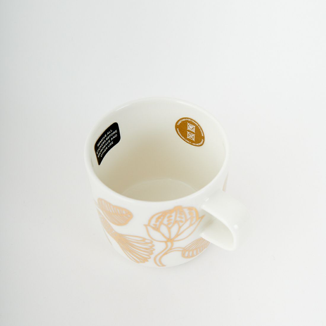 marimekko [マリメッコ] Tiara コーヒーカップ [52259-4-74547] 05 ｺﾞｰﾙﾄﾞ