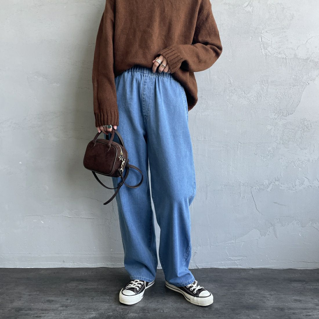 BLUE USED&&モデル身長：158cm 着用サイズ：S&&