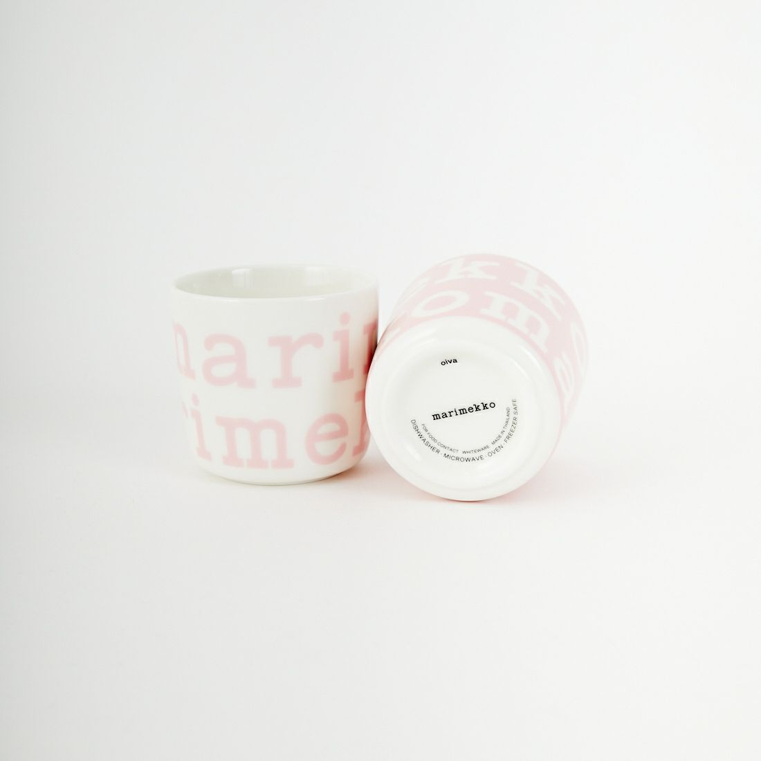 marimekko [マリメッコ] 日本限定 マリメッコロゴ コーヒーカップセット [52259-4-74927] 70 ﾋﾟﾝｸ