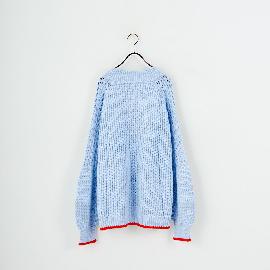 CARA & THE SKY [カラ アンド ザ スカイ] BRIGIT バルーンスリーブカーディガン [BRIGIT] 02 BLUE