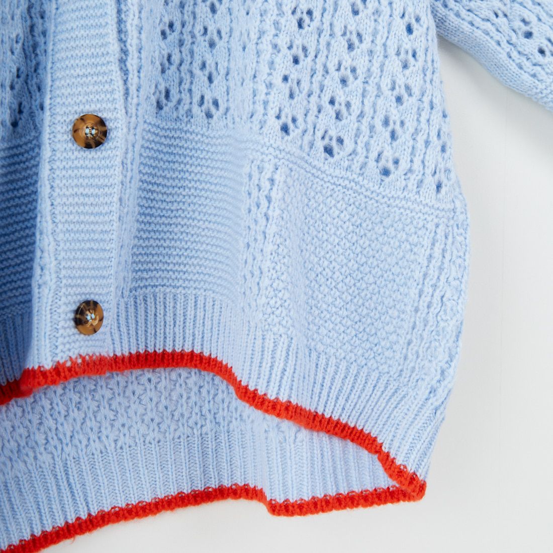 CARA & THE SKY [カラ アンド ザ スカイ] BRIGIT バルーンスリーブカーディガン [BRIGIT] 02 BLUE