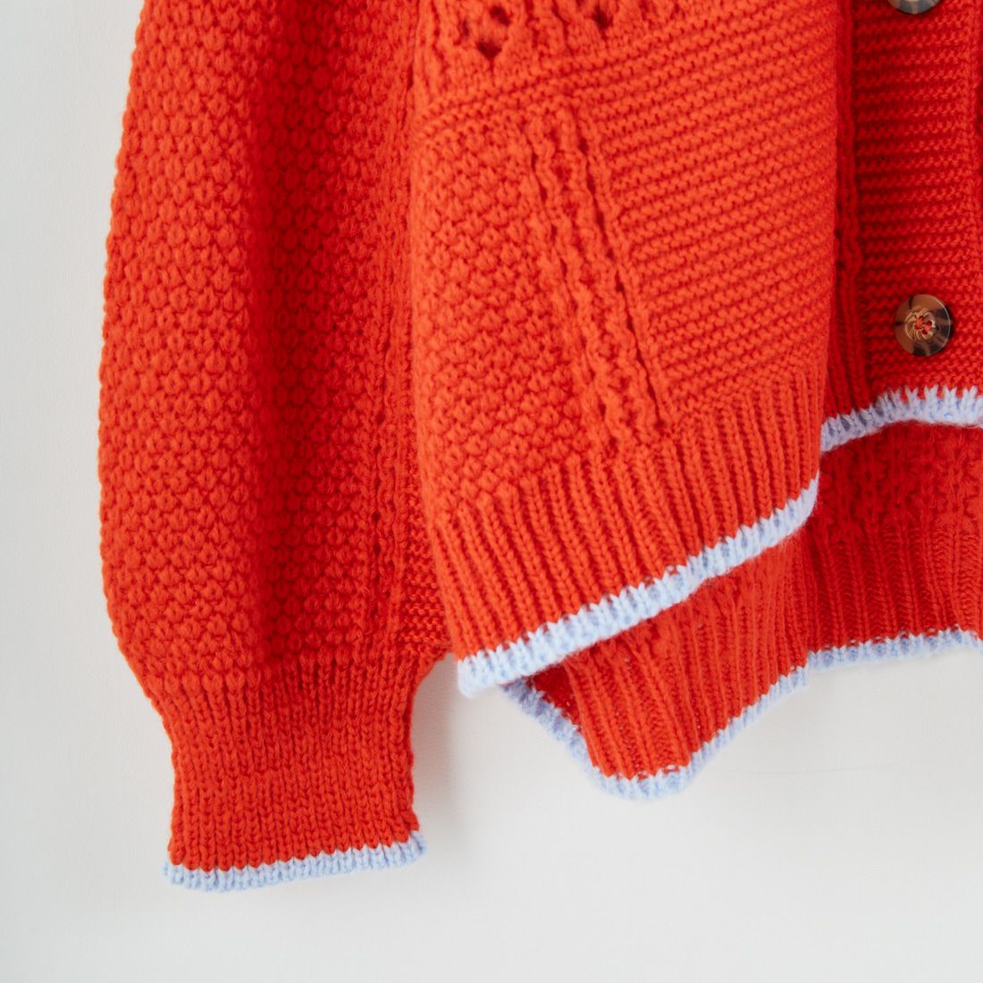 CARA & THE SKY [カラ アンド ザ スカイ] BRIGIT バルーンスリーブカーディガン [BRIGIT] 34 ORANGE