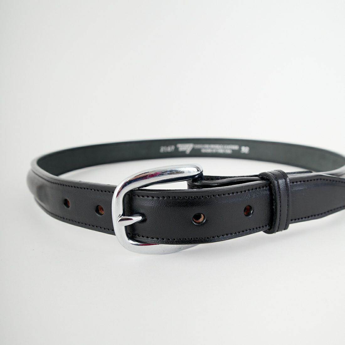 TORY LEATHER [トリーレザー] 1ラウンドライズドベルト [TRL1002167] BLACK