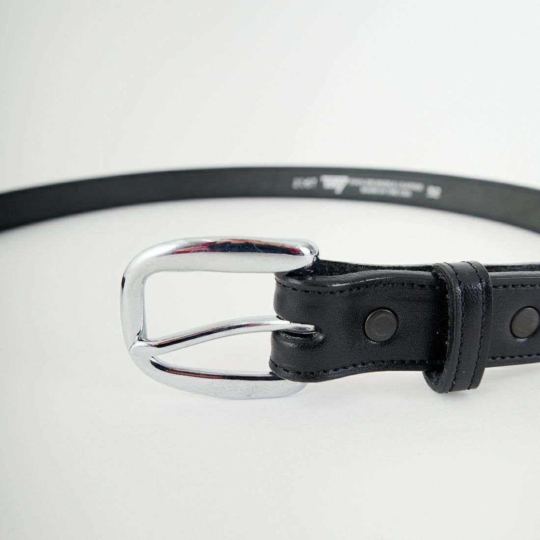 TORY LEATHER [トリーレザー] 1ラウンドライズドベルト [TRL1002167] BLACK