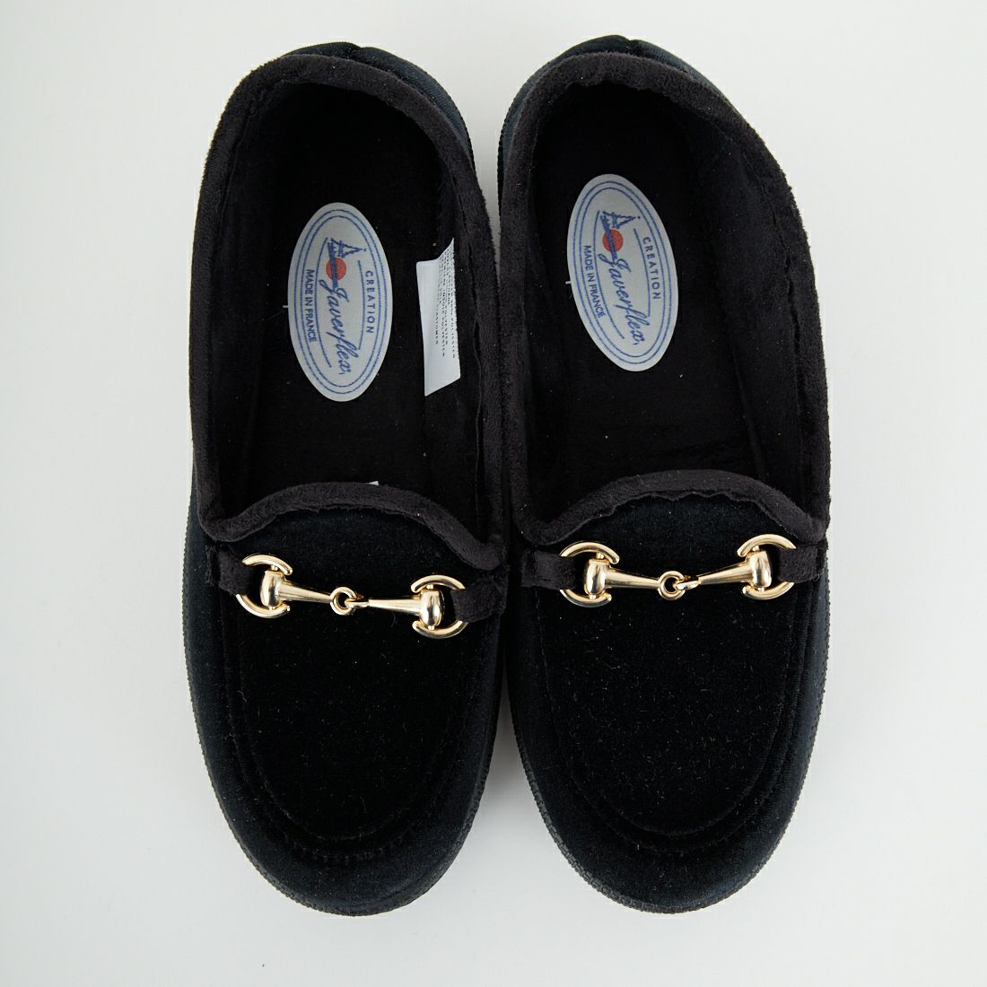 Javerflex [ジャバフレックス] ベロアビットローファー [25-39516] NOIR