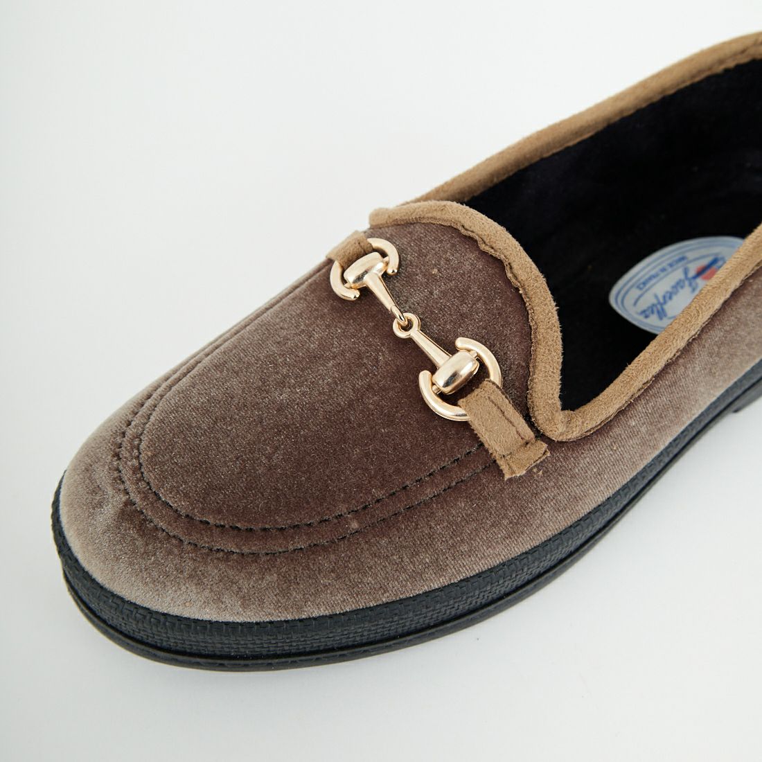 Javerflex [ジャバフレックス] ベロアビットローファー [25-39516] BEIGE