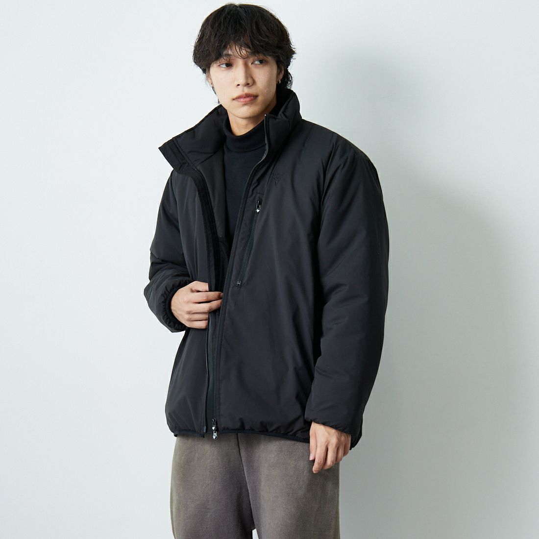 B BLACK&&モデル身長：179cm 着用サイズ：L&&