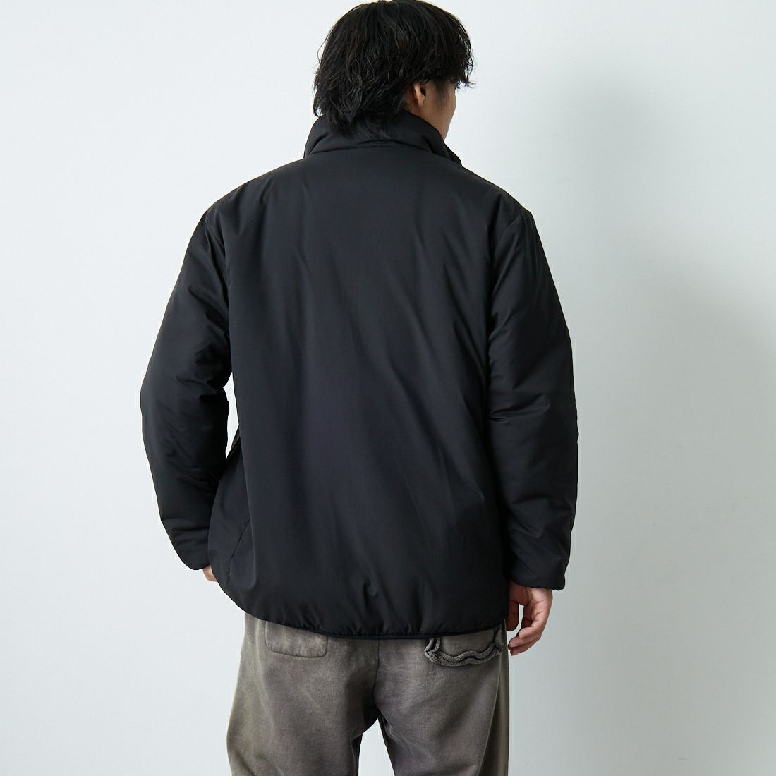 South2West8 [サウスツーウエストエイト] インサレーションジャケット [RW616] B BLACK &&モデル身長：179cm 着用サイズ：L&&