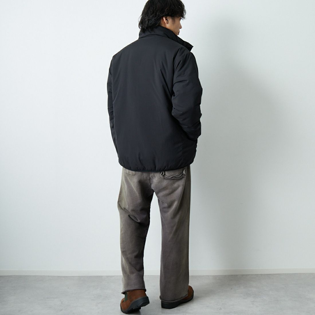 South2West8 [サウスツーウエストエイト] インサレーションジャケット [RW616] B BLACK &&モデル身長：179cm 着用サイズ：L&&