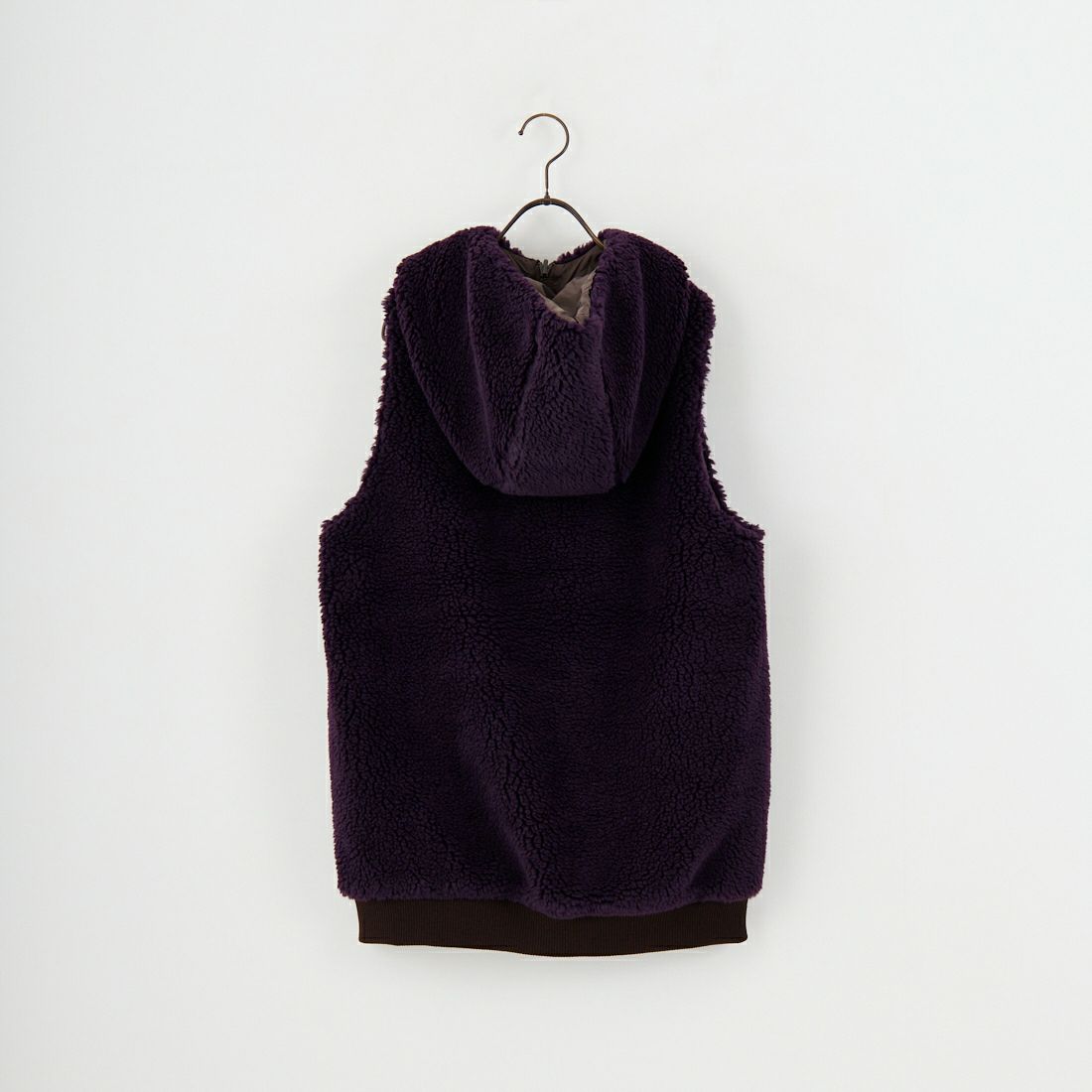 ARMEN [アーメン] リバーシブル ジップアップフリースベスト [ADNAM2552] 2889 PPL/B