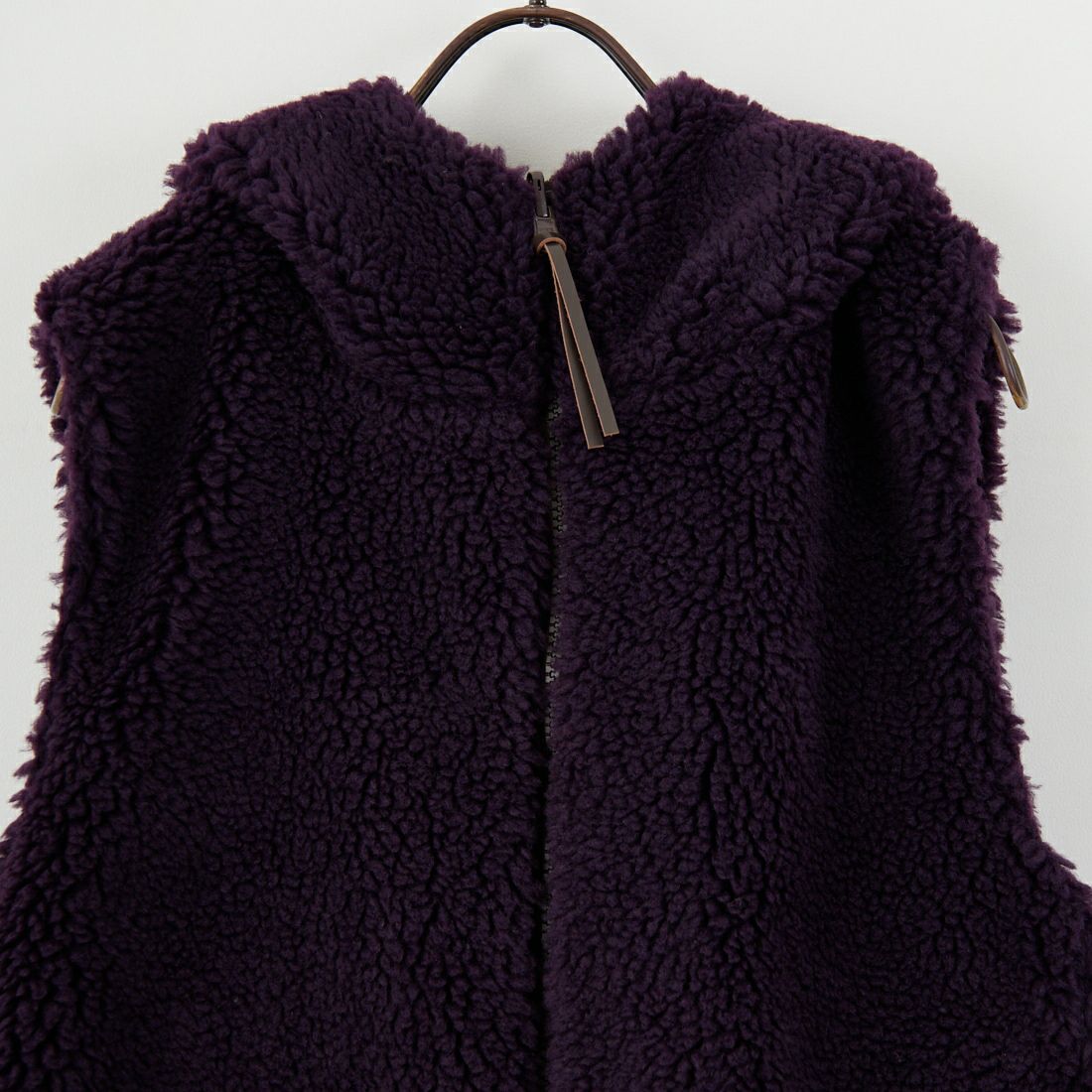 ARMEN [アーメン] リバーシブル ジップアップフリースベスト [ADNAM2552] 2889 PPL/B