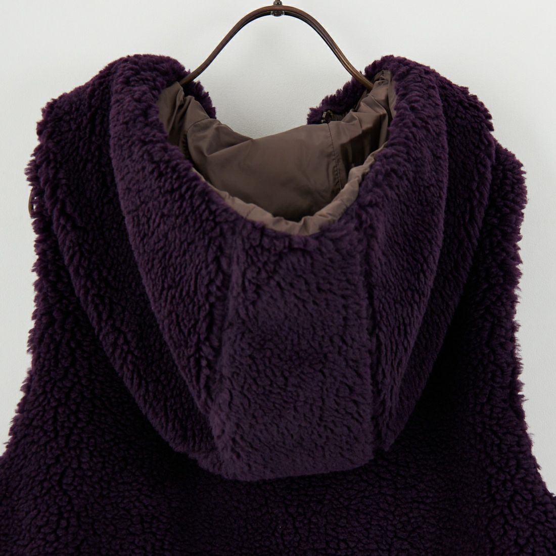 ARMEN [アーメン] リバーシブル ジップアップフリースベスト [ADNAM2552] 2889 PPL/B