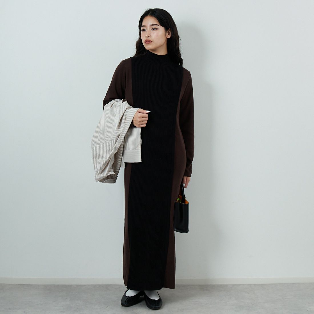 ﾌﾞﾗｳﾝ&&モデル身長：162cm 着用サイズ：F&&