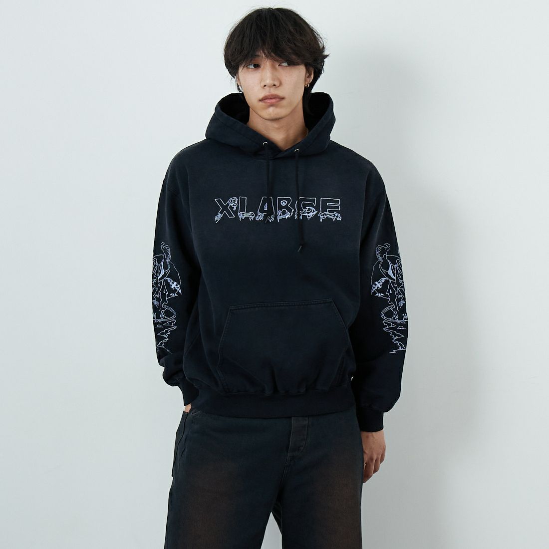 XLARGE [エクストララージ] クリーピーマンション フーデッドスウェット [101254012005]