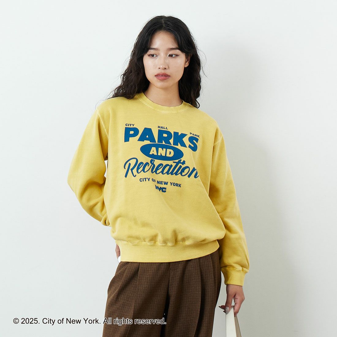 YELLOW&&モデル身長：162cm 着用サイズ：F&&