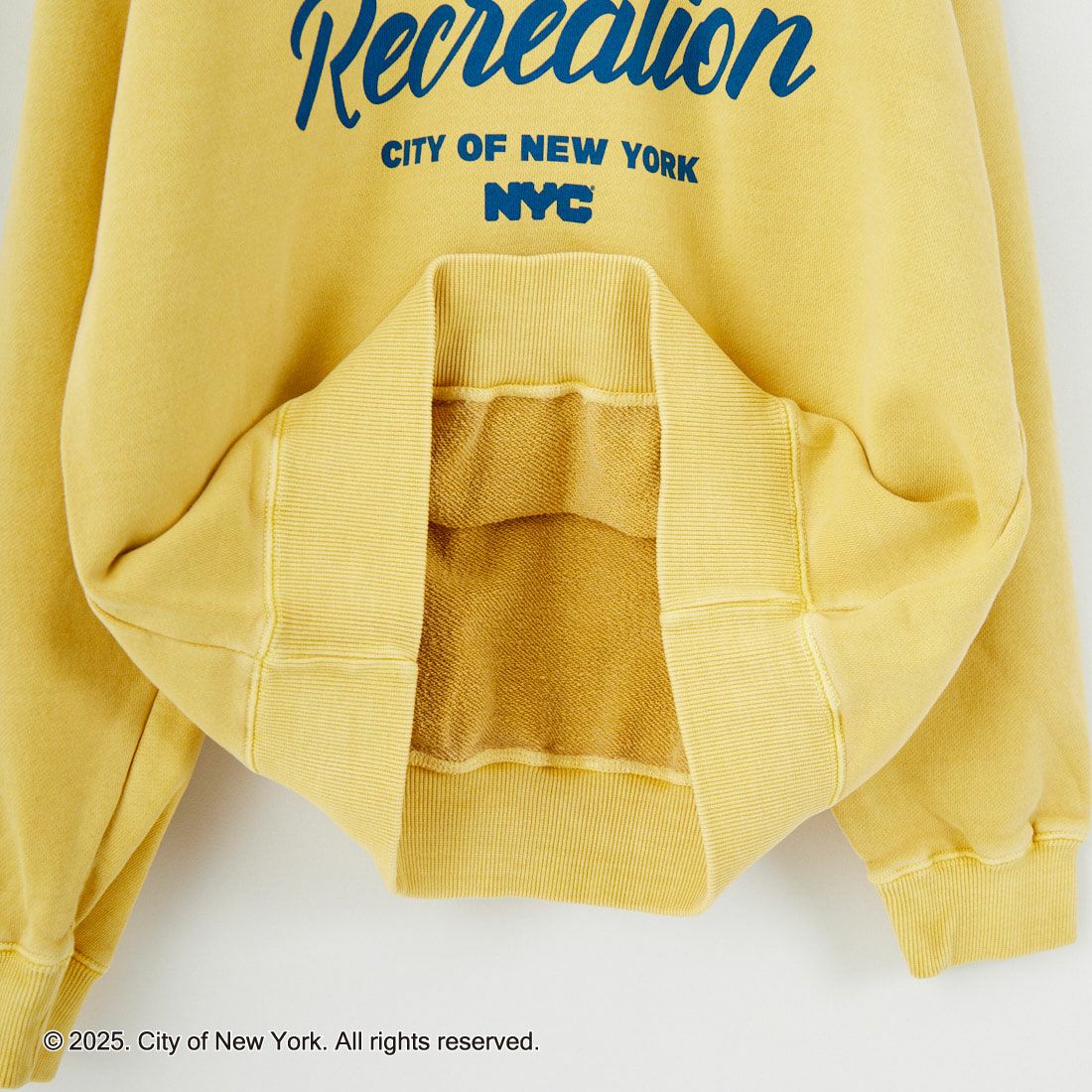 NYC × GOOD ROCK SPEED [エヌワイシー × グッドロックスピード] NYC クルーネックスウェット [25NYC207W] YELLOW