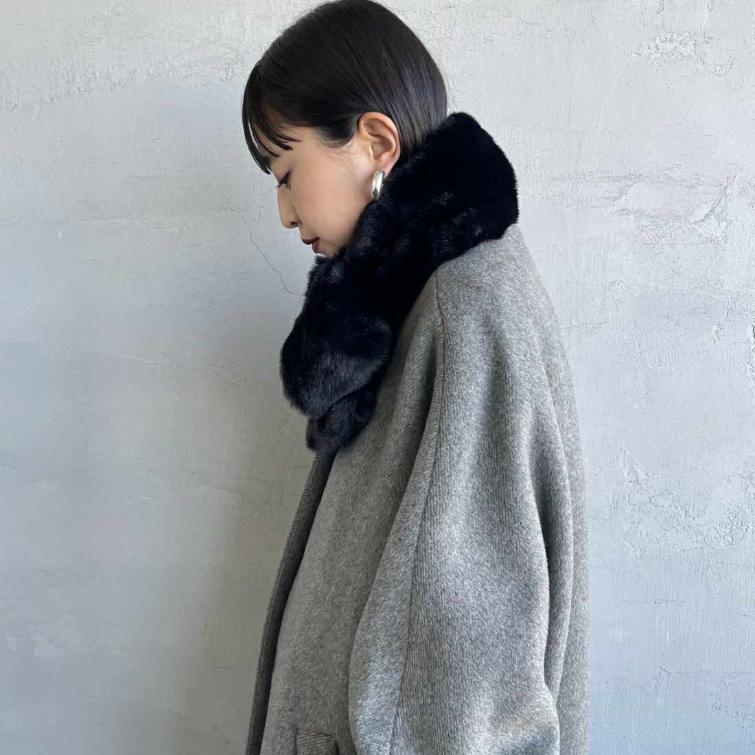 Casselini [キャセリーニ] ミニリボンティペット [252-112405] ﾌﾞﾗｯｸ