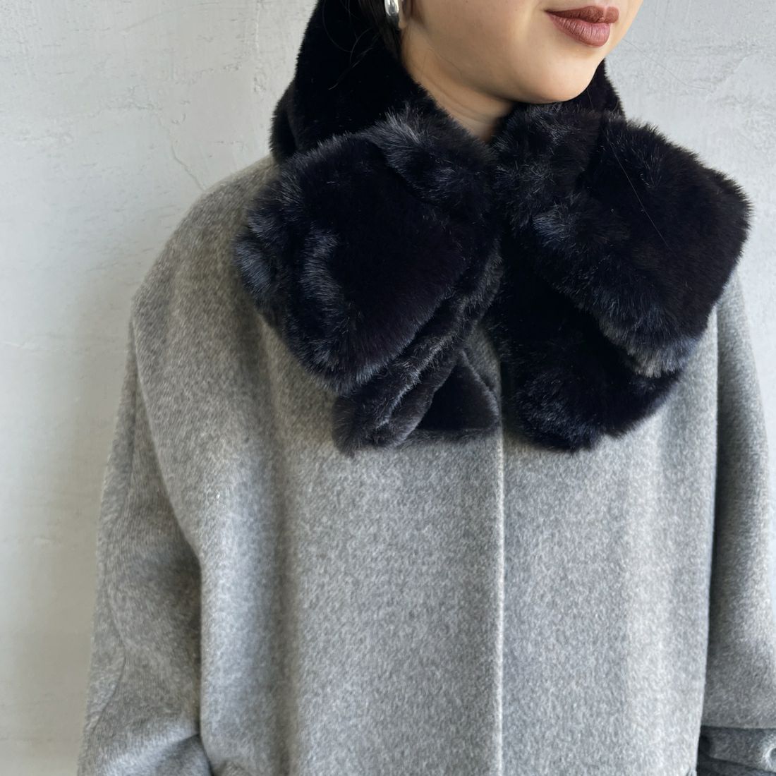 Casselini [キャセリーニ] ミニリボンティペット [252-112405] ﾌﾞﾗｯｸ