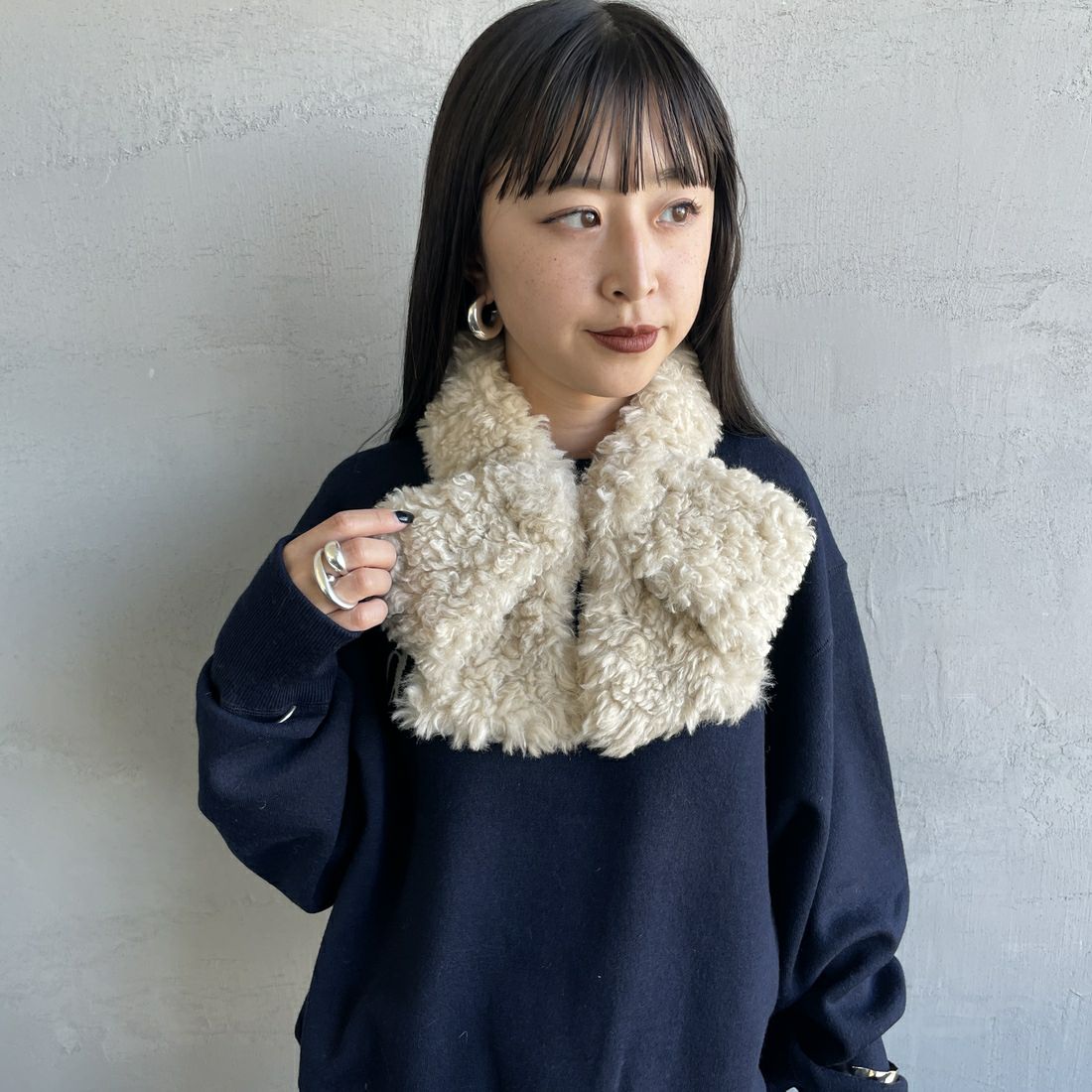 Casselini [キャセリーニ] ミニリボンティペット [252-112405] ﾍﾞｰｼﾞｭ