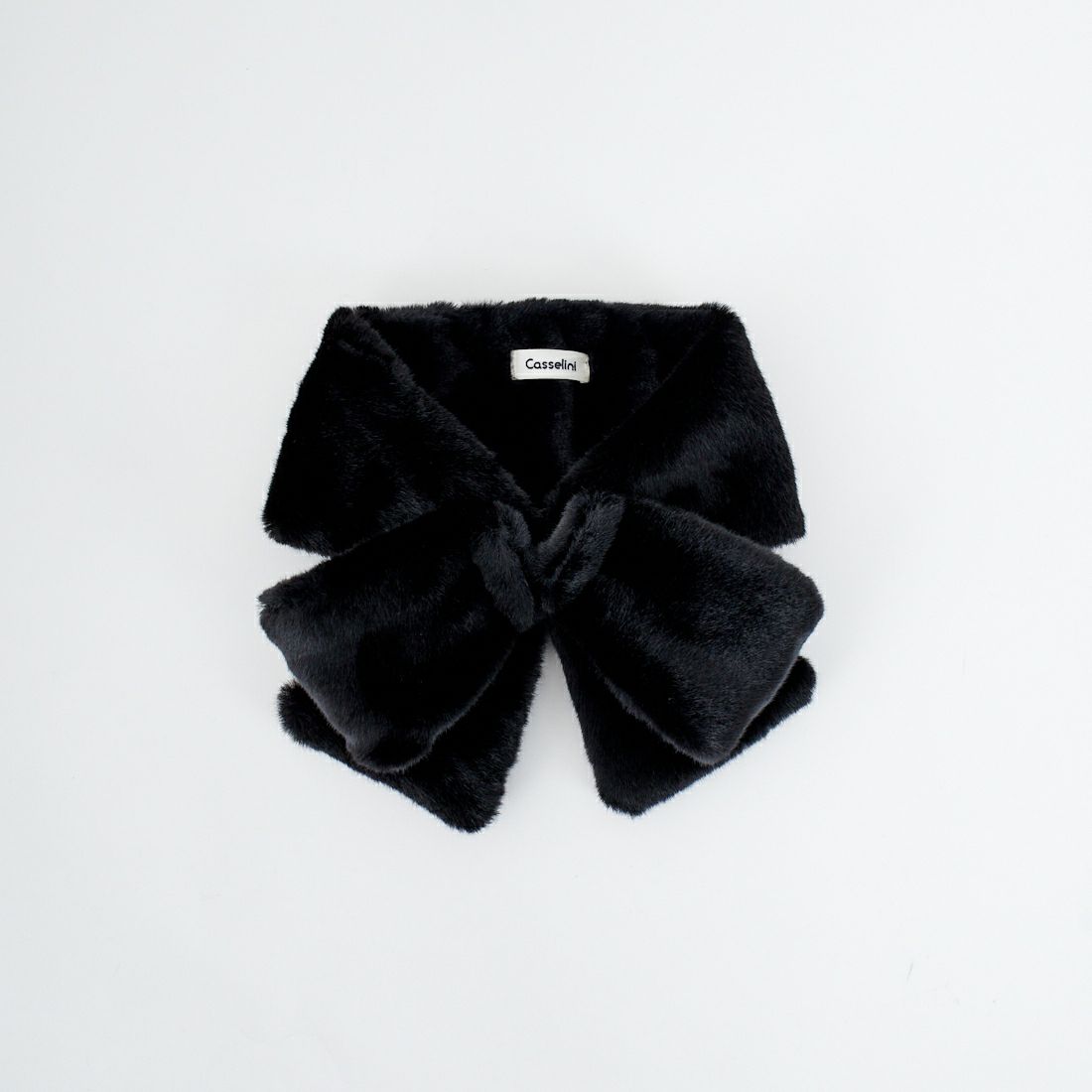 Casselini [キャセリーニ] ミニリボンティペット [252-112405] ﾌﾞﾗｯｸ