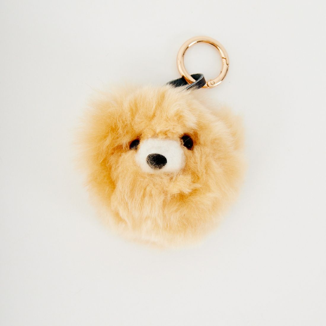 COSY [コージー] ベビーアルパカ スモールベアヘッドキーリング [KH-EV-SB-H] BE BEIGE