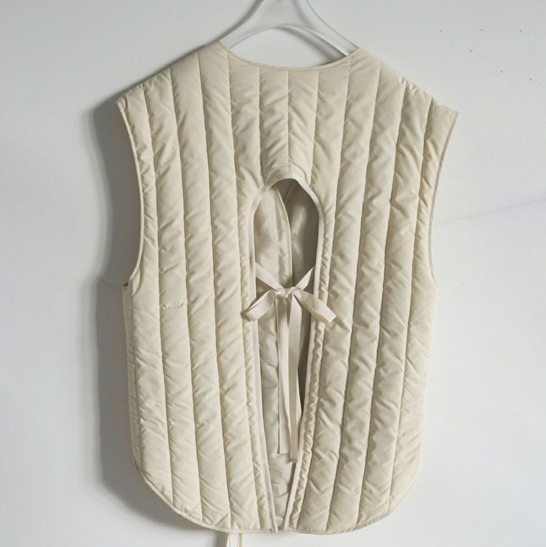 anuke [アンヌーク] バックオープンストライプベスト [62520108] CRM