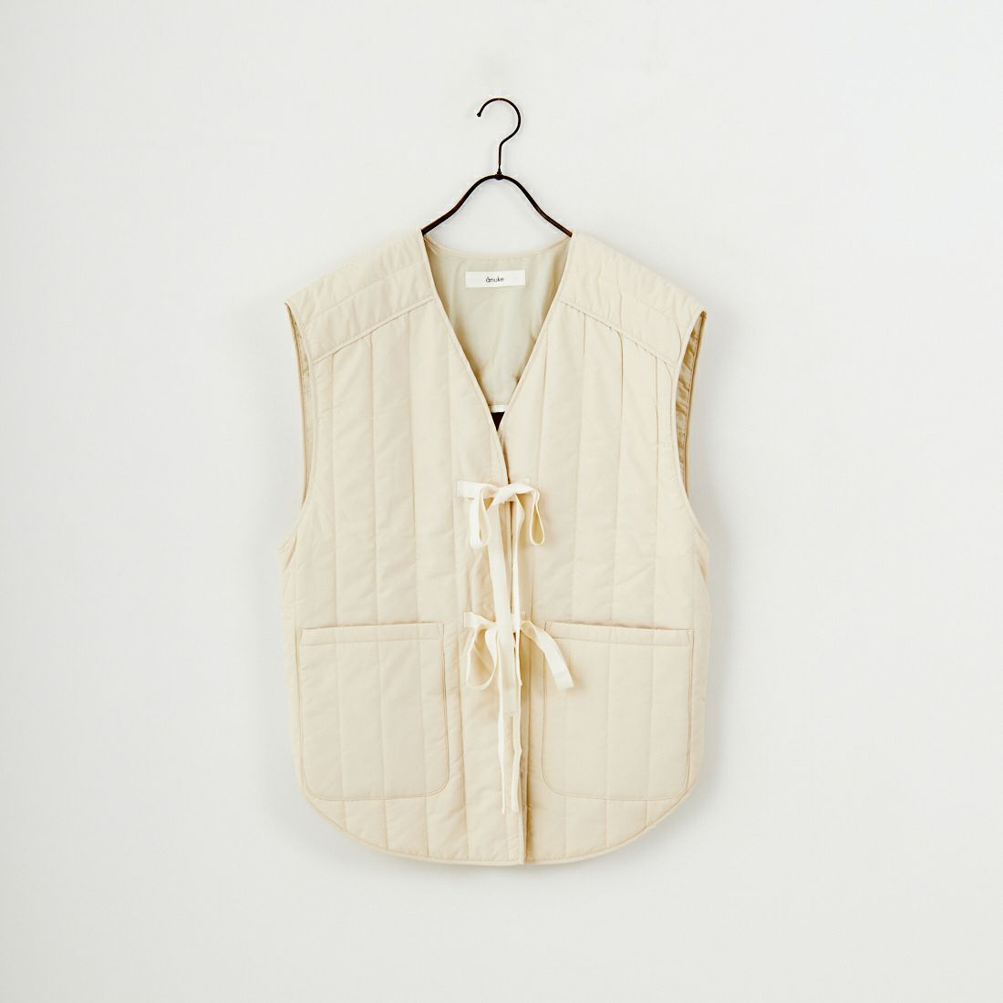 anuke [アンヌーク] バックオープンストライプベスト [62520108] CRM