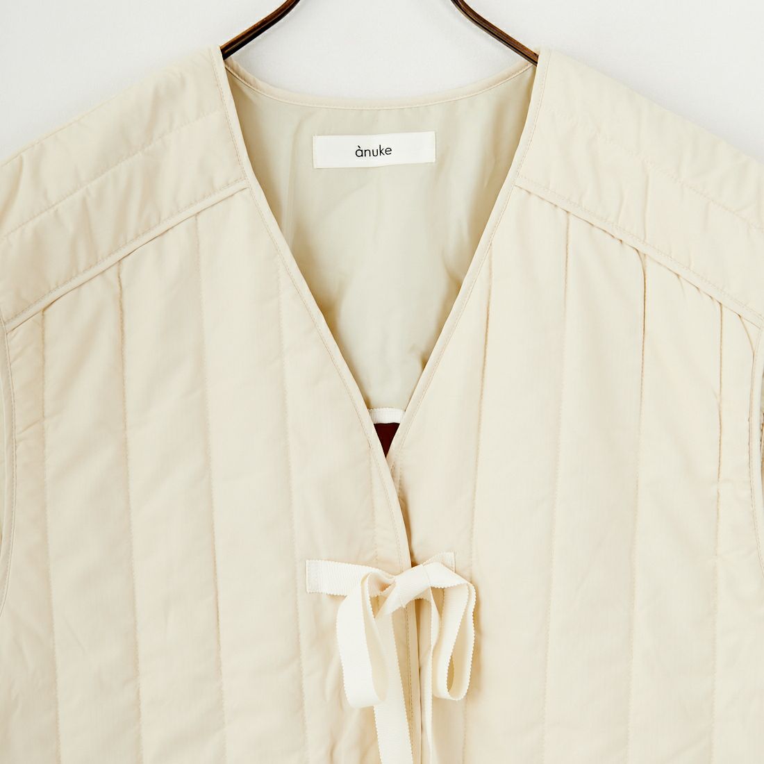 anuke [アンヌーク] バックオープンストライプベスト [62520108] CRM