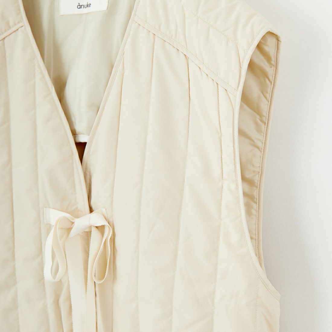 anuke [アンヌーク] バックオープンストライプベスト [62520108] CRM