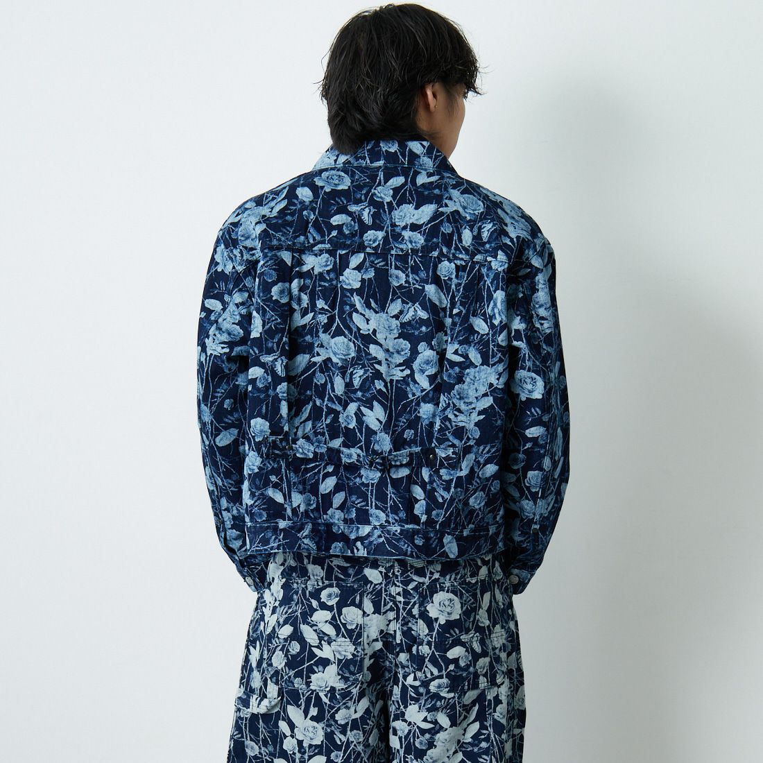 Needles [ニードルズ] M.W. ジーンジャケット [RW226] A INDIGO &&モデル身長：179cm 着用サイズ：M&&