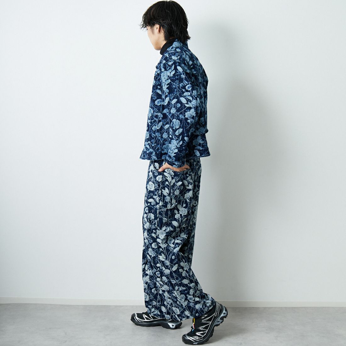 Needles [ニードルズ] M.W. ジーンジャケット [RW226] A INDIGO &&モデル身長：179cm 着用サイズ：M&&
