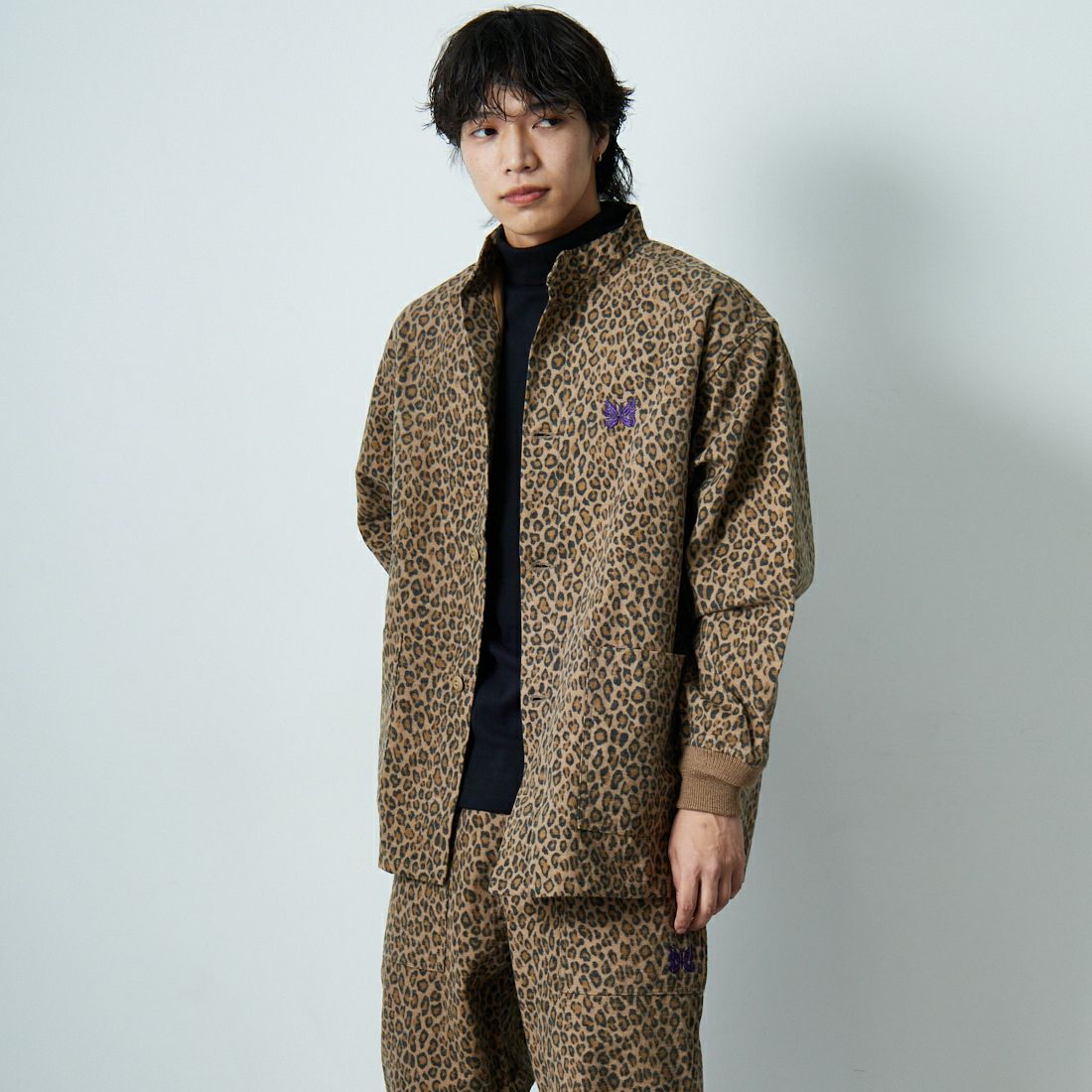 LEOPAARD&&モデル身長：179cm 着用サイズ：M&&