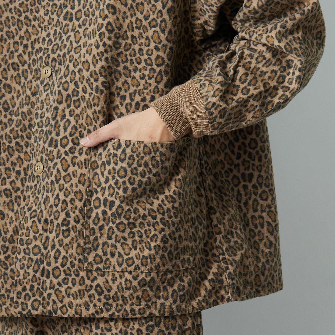 Needles [ニードルズ] レオパード柄アーミーシャツ [RW220] LEOPAARD