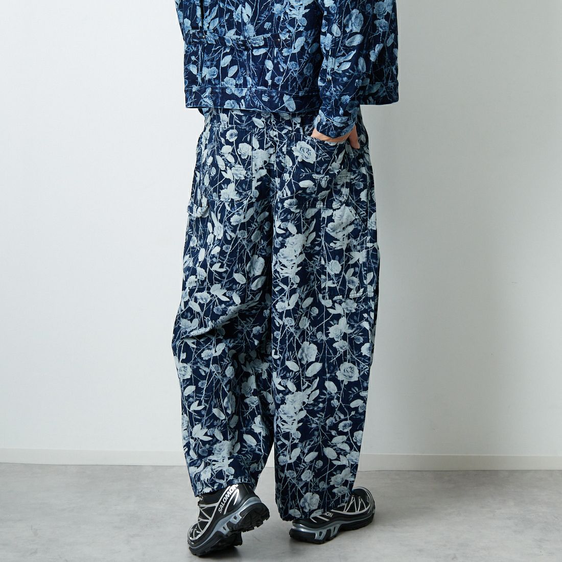 Needles [ニードルズ] ペインターヒザデルパンツ [RW231] A INDIGO &&モデル身長：179cm 着用サイズ：S&&