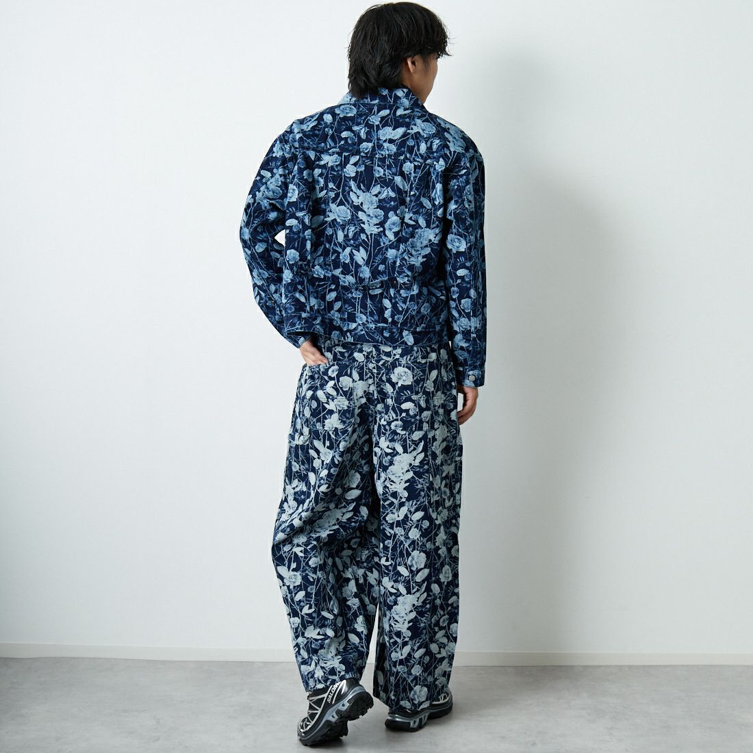 Needles [ニードルズ] ペインターヒザデルパンツ [RW231] A INDIGO &&モデル身長：179cm 着用サイズ：S&&