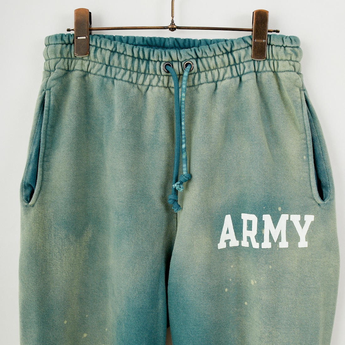 BOW WOW [バウワウ] アーミーエイジドスウェットパンツ [BW252-ASP] AGED GREEN