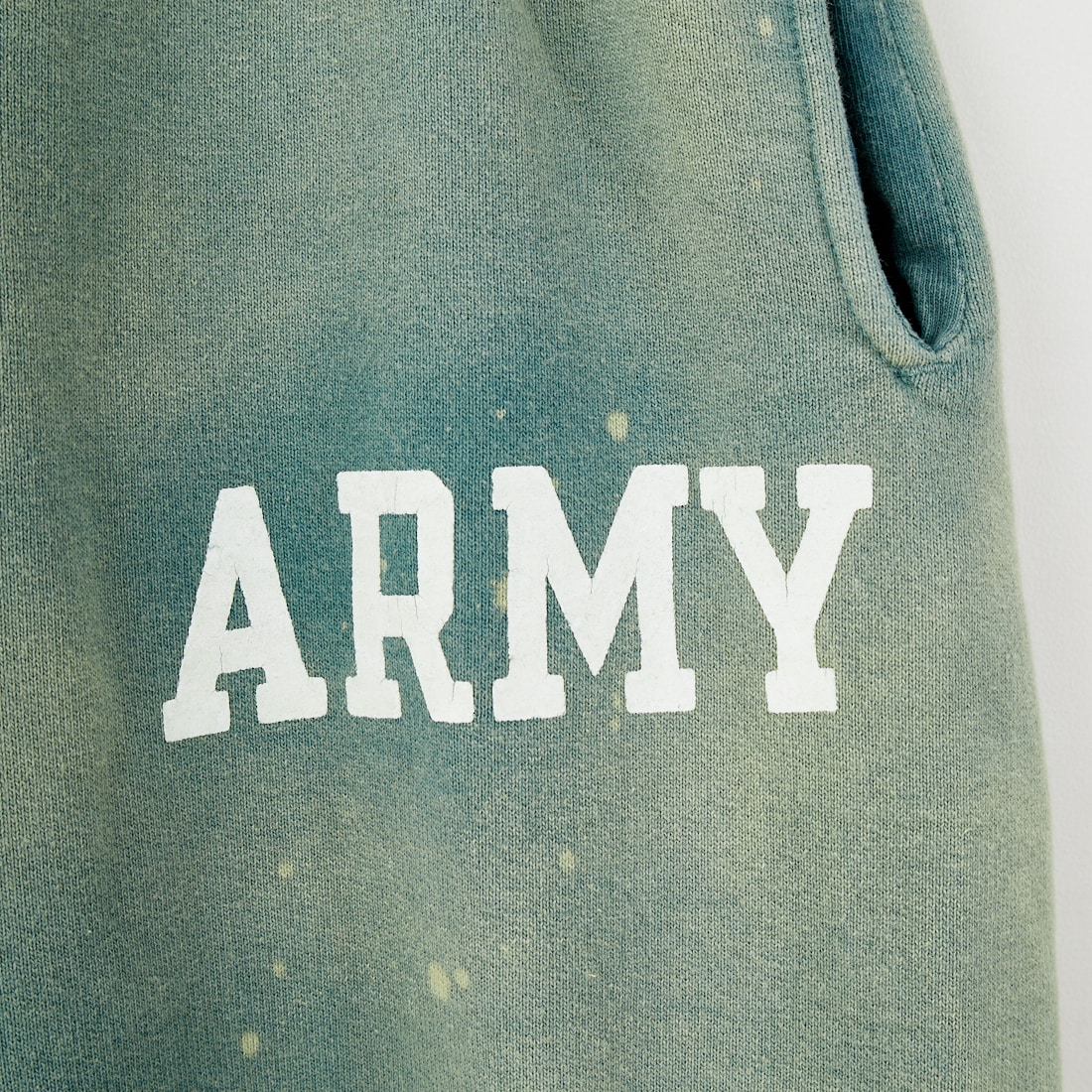 BOW WOW [バウワウ] アーミーエイジドスウェットパンツ [BW252-ASP] AGED GREEN
