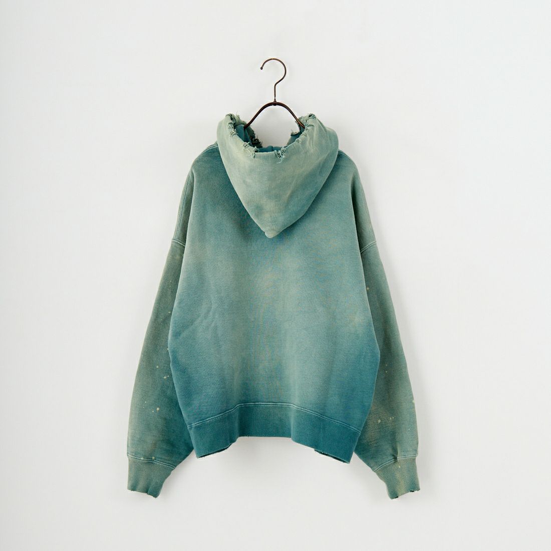 BOW WOW [バウワウ] アーミーエイジドジップフーディ [BW252-AZH] AGED GREEN