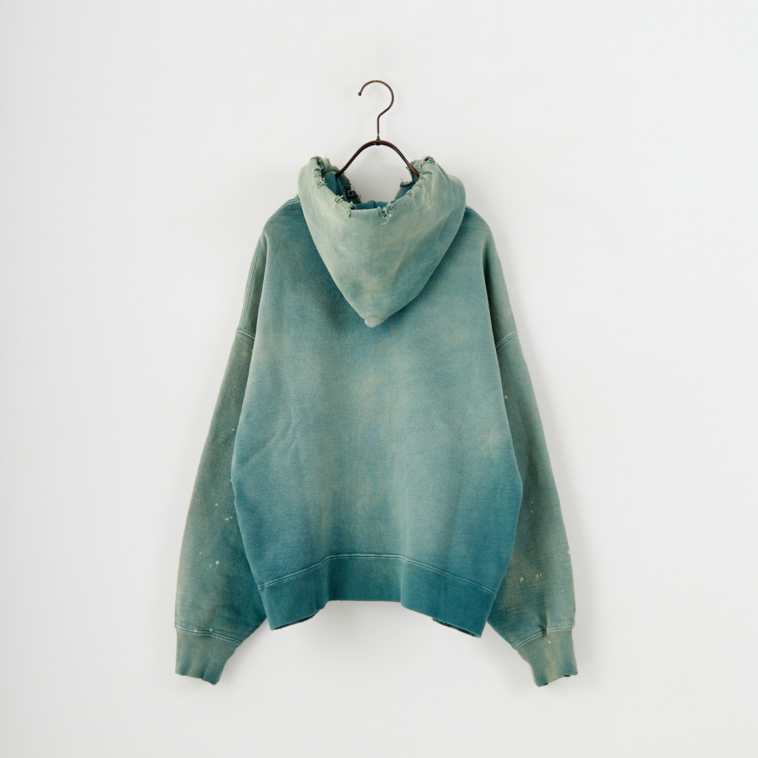 BOW WOW [バウワウ] アーミーエイジドジップフーディ [BW252-AZH] AGED GREEN