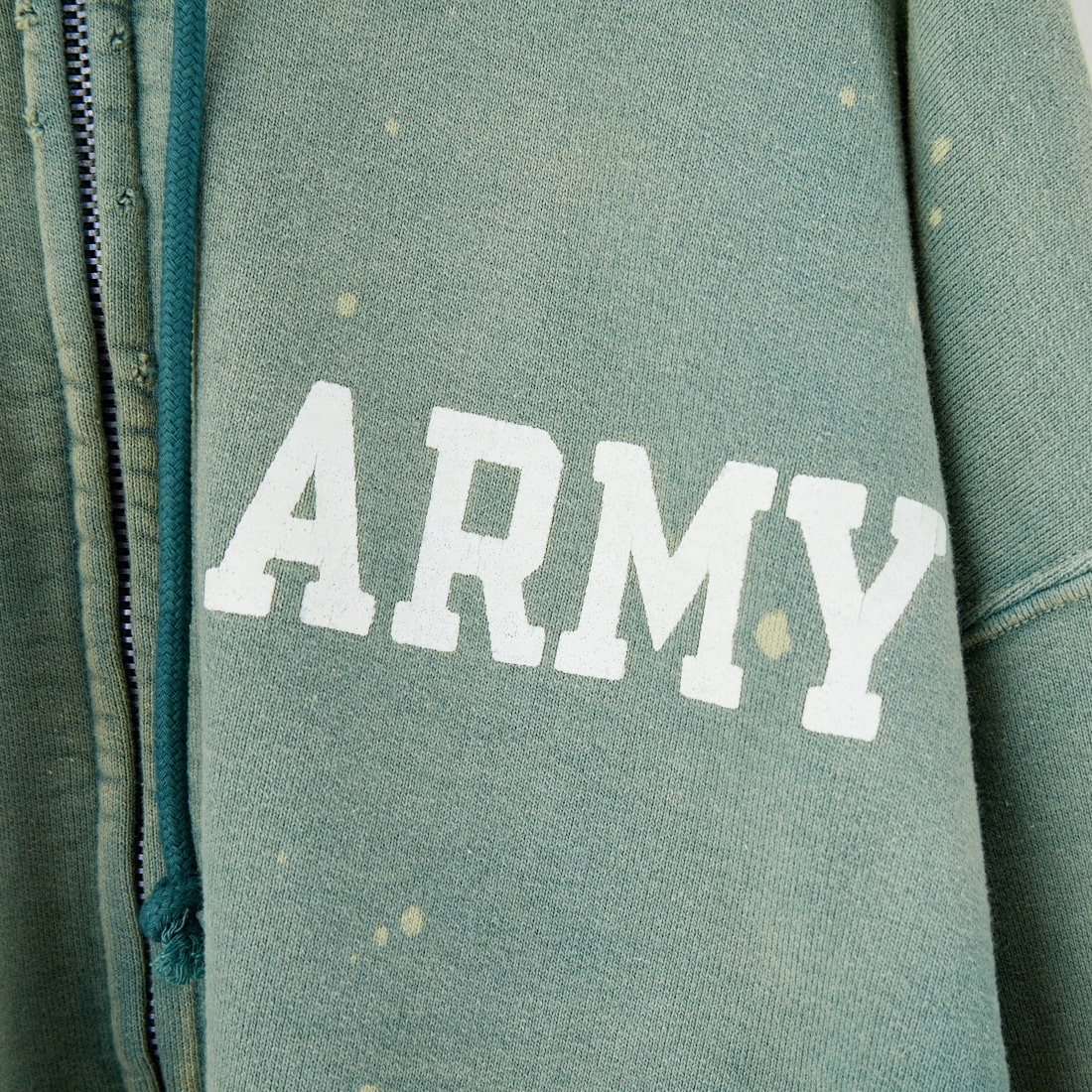 BOW WOW [バウワウ] アーミーエイジドジップフーディ [BW252-AZH] AGED GREEN