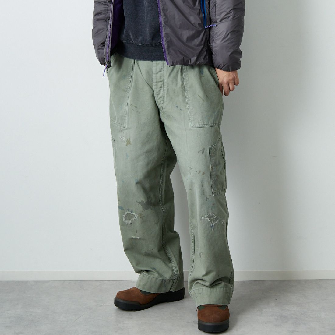 AGED S GRN&&モデル身長：179cm 着用サイズ：XL&&