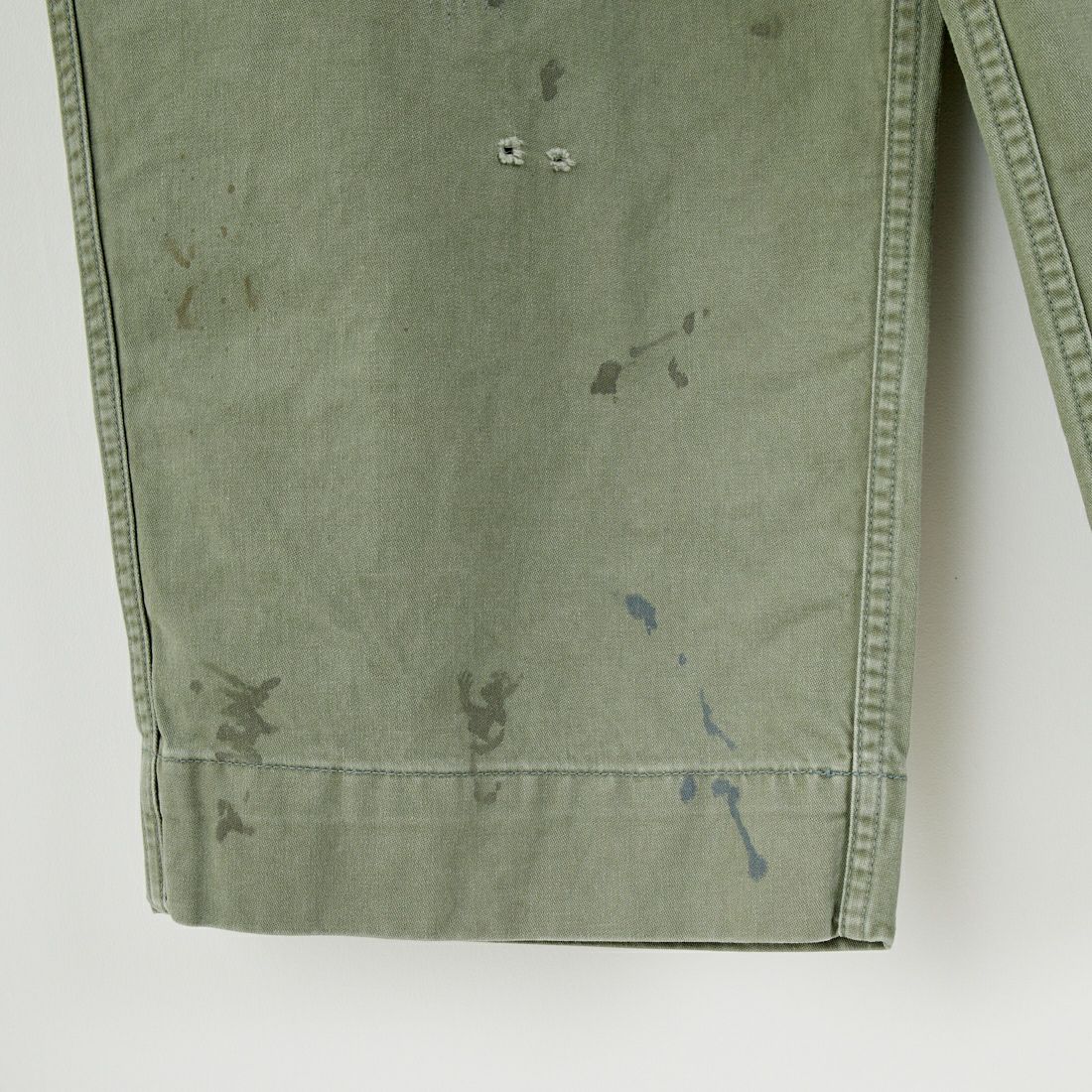 BOW WOW [バウワウ] リペアード USAFメカニックパンツ [BW252-RUMP] AGED S GRN