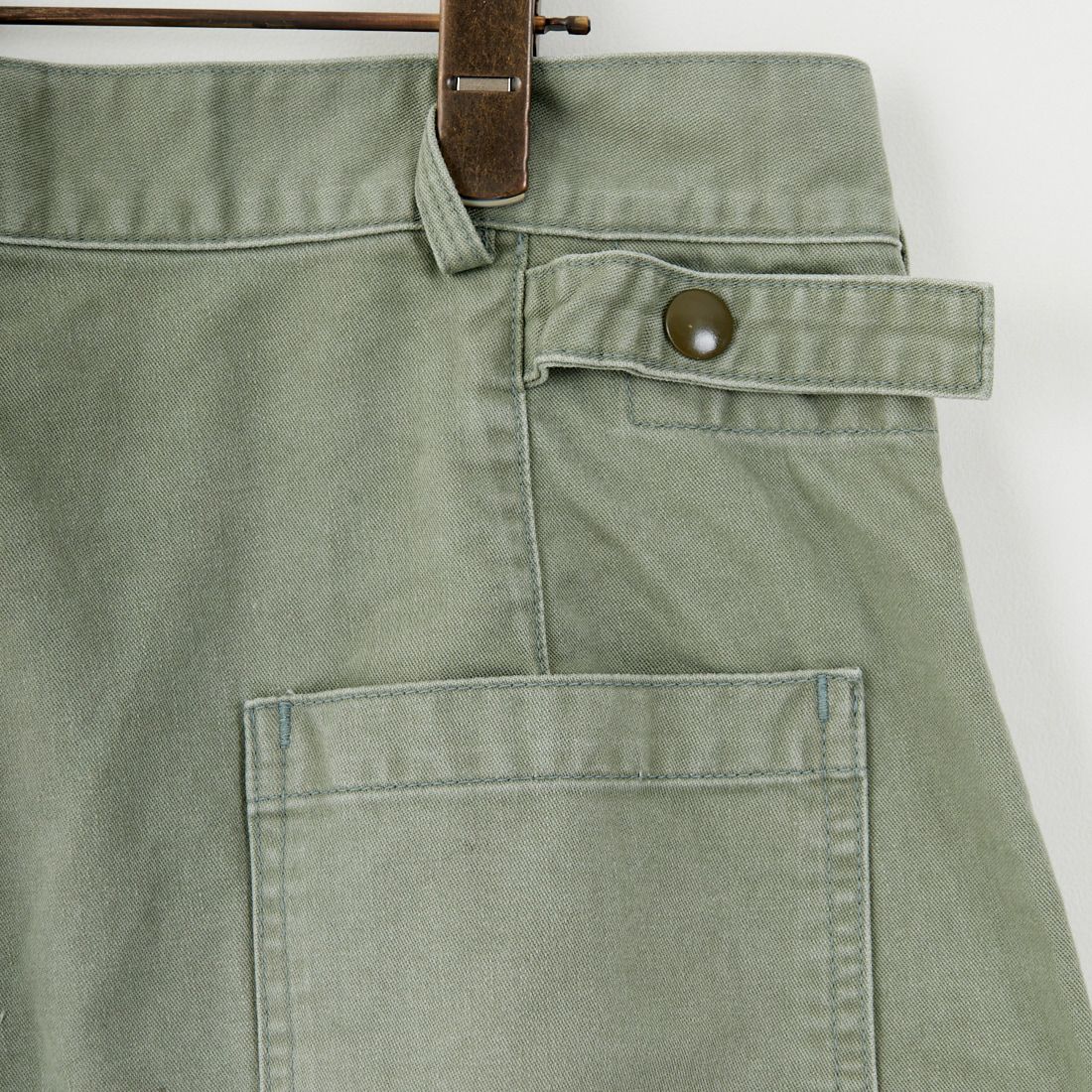 BOW WOW [バウワウ] リペアード USAFメカニックパンツ [BW252-RUMP] AGED S GRN